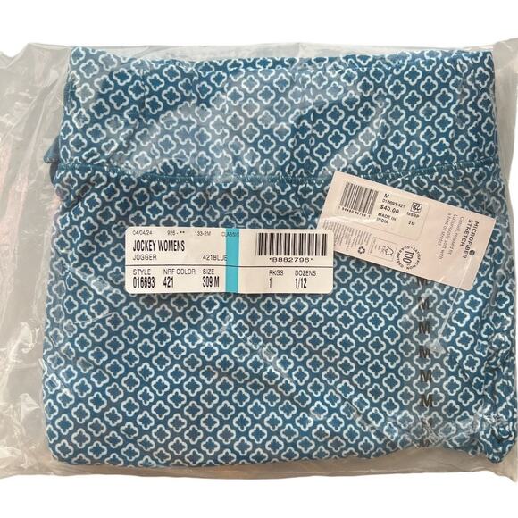 Jockey Soft Essentials Jogger Blue Cove Geo, S - Picture 4 of 6